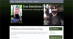 Desktop Screenshot of ironintentions.com